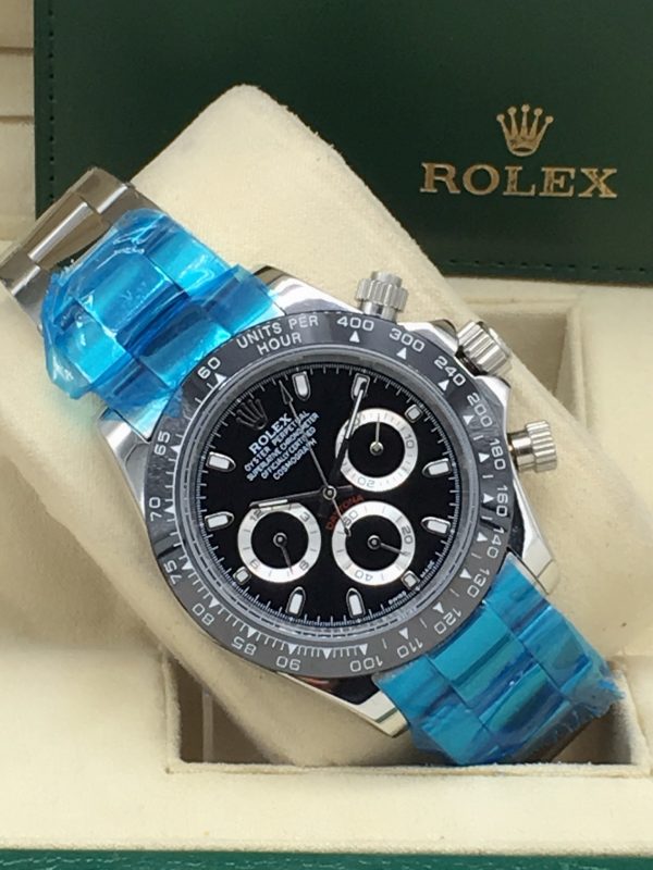 Rolex Daytona Black Dial Automatic - 40mm -Replica Watches - Image 4