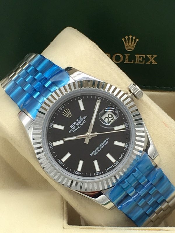 Rolex Datejust Black Dial Automatic- 40mm -Replica Watches - Image 4