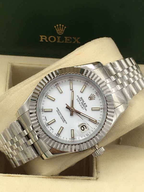 Rolex Datejust White Dial Automatic - 41mm Replica Watches - Image 3