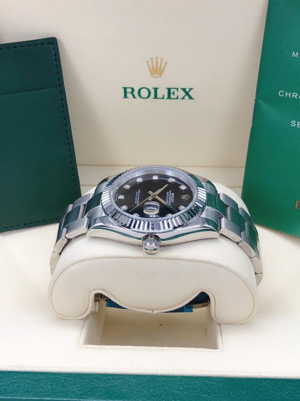 Rolex Datejust Black Dial Automatic- 40mm -Replica Watches - Image 5