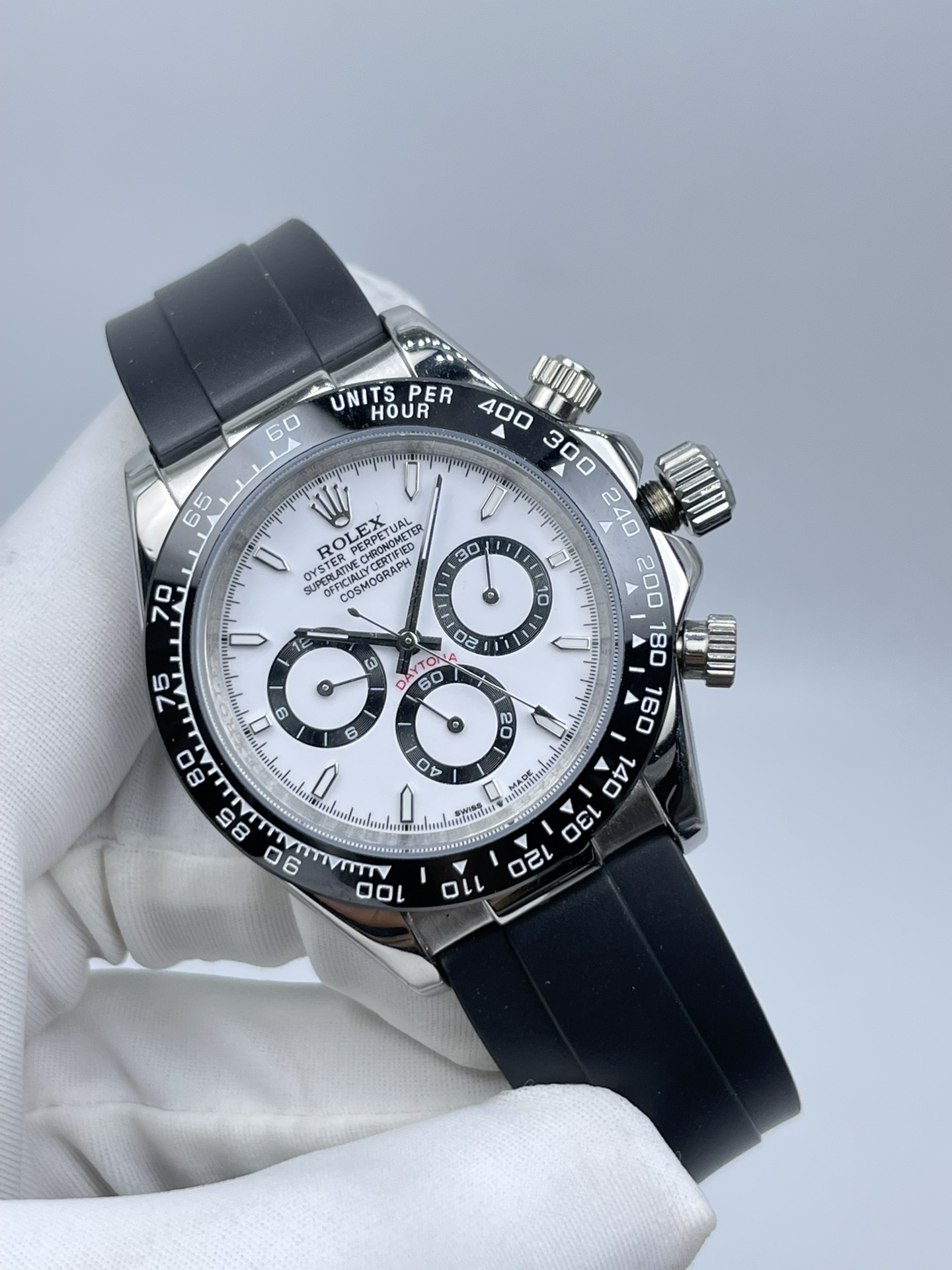 Rolex Daytona Rubber strap Automatic - 40mm Replica watches