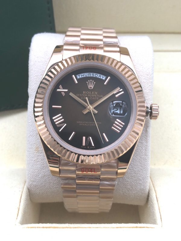 Rolex Daydate Rose Gold Automatic -41mm Replica watches - Image 2
