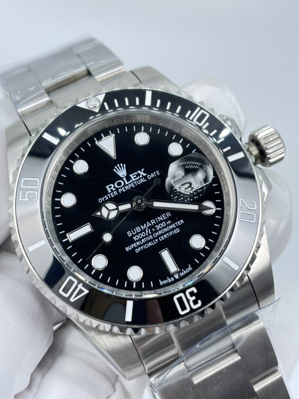 Rolex Black Submariner Men's Automatic- 40mm -Replica Watches - Image 4