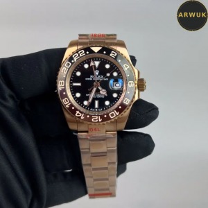 Rolex GMT Master II Root Beer Full Rose Gold- 41mm