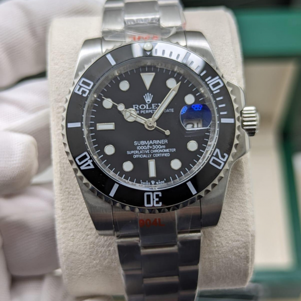 Rolex Black Submariner Men's Automatic- 40mm -Replica Watches