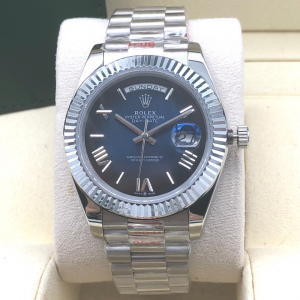 Rolex Daydate Blue Dial Automatic – 40mm -Replica Watches