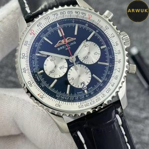 Breitling Navitimer Black Leather strap Chronograph- 46mm