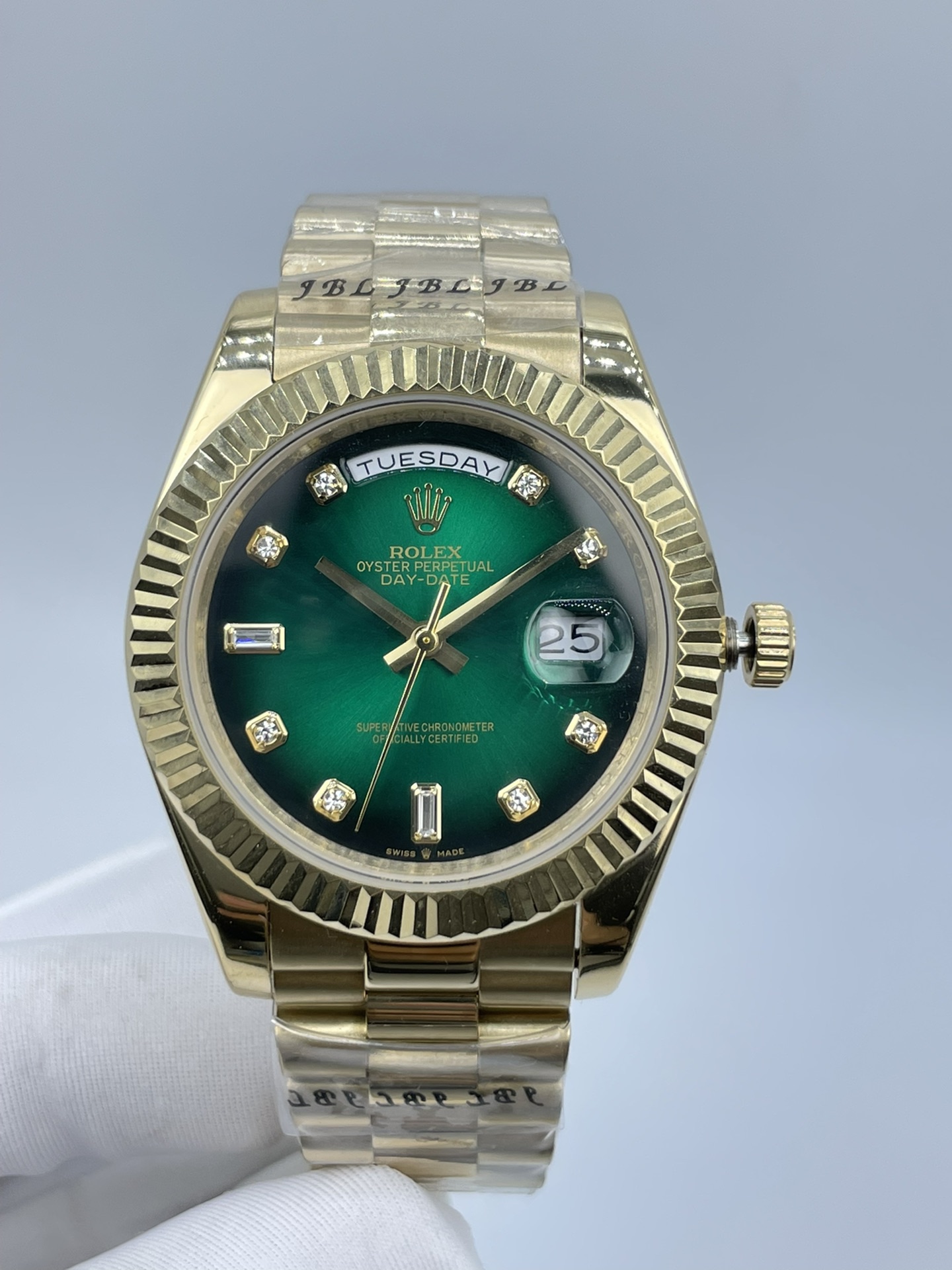 Rolex Datejust Green dial /  Automatic Movement/ Jubilee strap- 39mm -Replica Watches