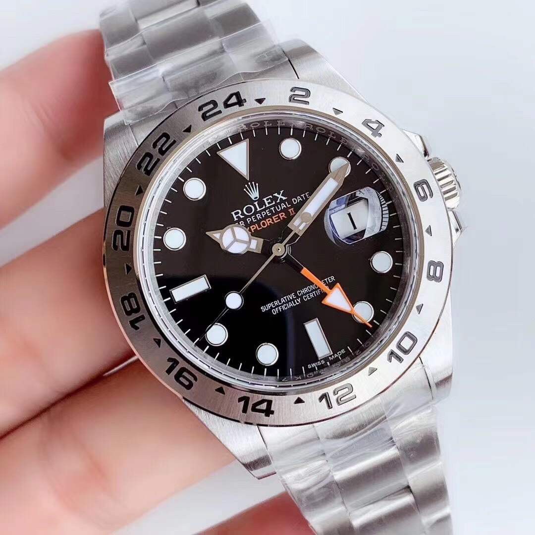 ROLEX Explorer 2 Watch black dial AUTOMATIC MOVEMENT/ Luxury Rolex – 39mm -Replica Watches