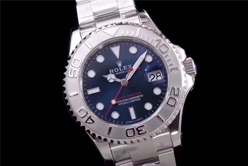 Rolex YachtMaster Blue dial / Automatic Movement/ Oyster Strap / Luxury Rolex watch- 40mm -Replica Watches