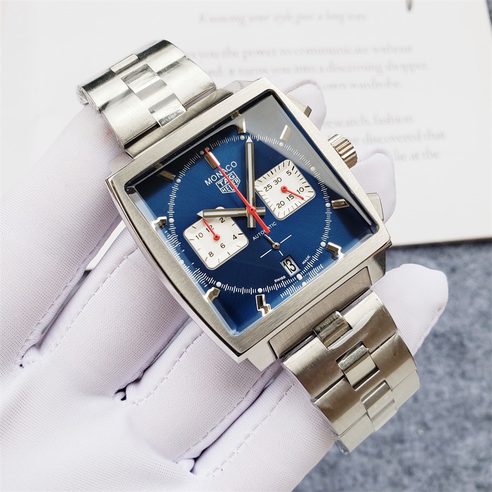 Tag Heuer Monaco Blue Dial Chronograph - 39mm