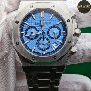AP Audemars Piguet Silver Stainless Steel Chrono- 42mm