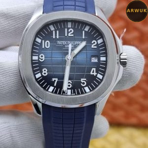 Patek Philippe Blue dial Rubber strap Automatic Movement -40mm