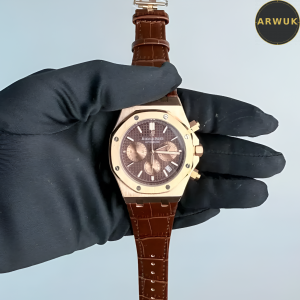 AP Audemars Piguet Leather Strap Chronograph- 42mm