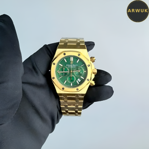 AP Audemars Piguet Green Dial Gold Stainless Steel- 42mm