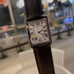 Cartier White Dial Automatic Movement- Replica watches