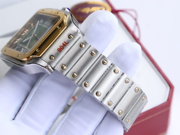 Cartier Santos Green dial Automatic Movement - 40mm Replica watches - Image 3