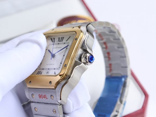 Cartier Santos White dial Automatic Movement - 40mm Replica watches - Image 3