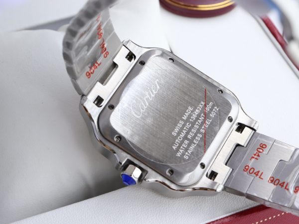 Cartier Santos Black dial Automatic Movement - 40mm Replica watches - Image 5