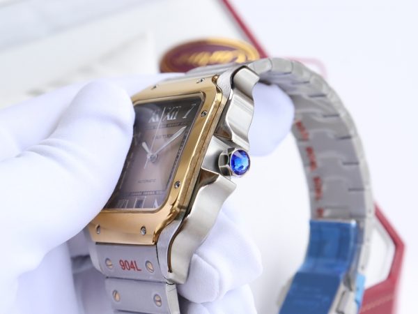 Cartier Santos Black Automatic Movement - 40mm Replica watches - Image 5