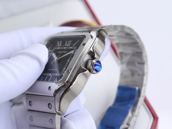 Cartier Santos Black dial Automatic Movement - 40mm Replica watches - Image 4