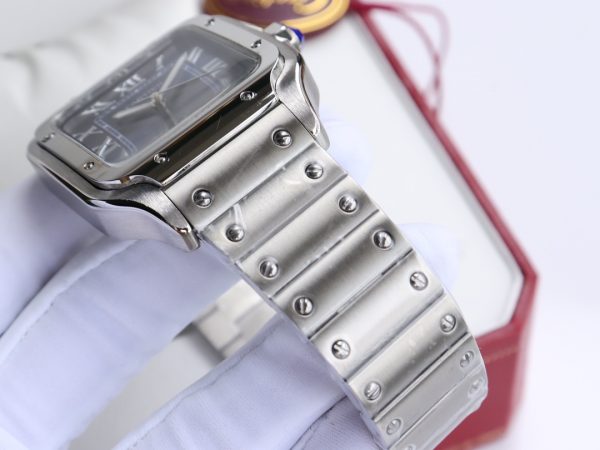 Cartier Santos Blue Dial Automatic Movement - 40mm Replica watches - Image 8
