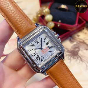 Cartier Automatic Movement with leather strap