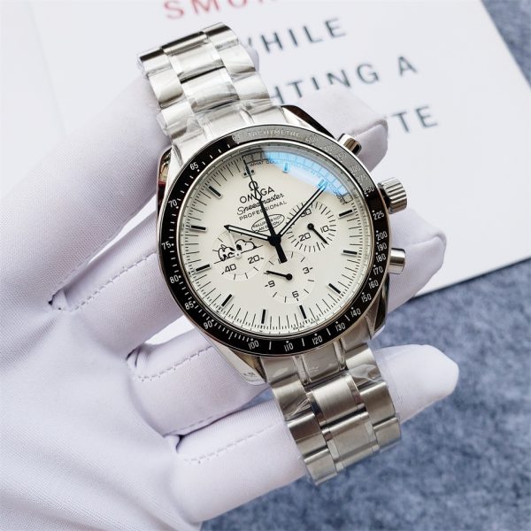 Omega Seamaster Professional/ Omega Snoopy Stainless Steel/ Luxury watches for Men’s- 44mm -Replica watches - Image 2