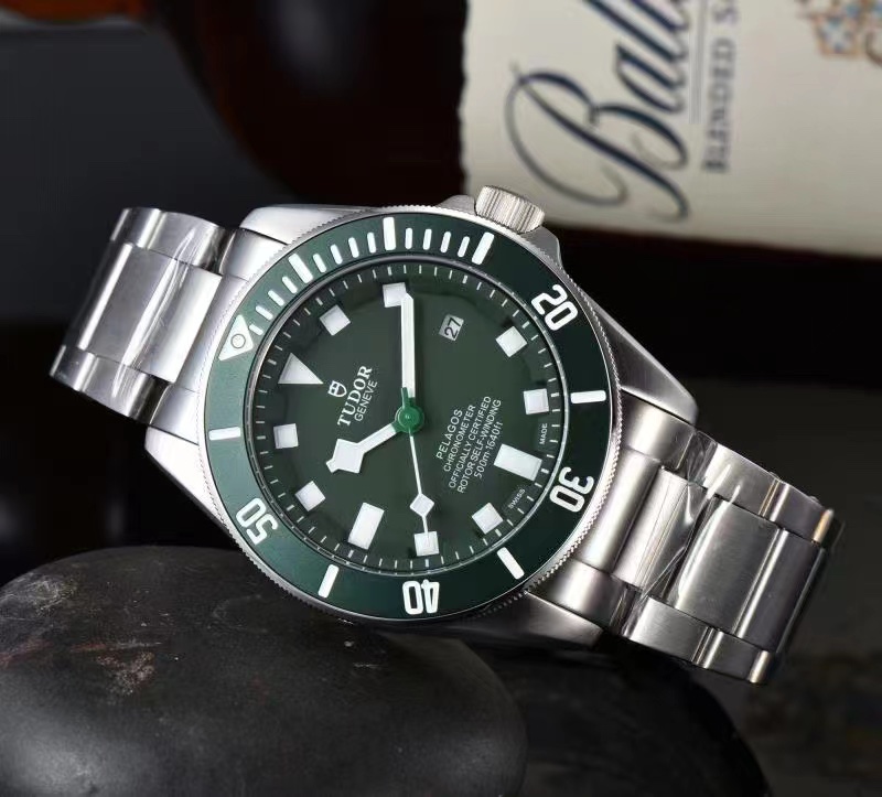 Tudor Geneva Automatic Movement Green dial -Replica watches