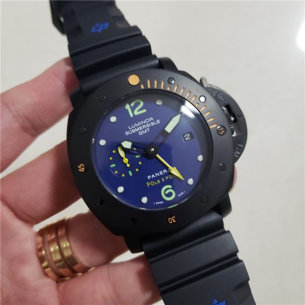 Panerai Luminor Submersible GMT Pole 2 Pole/Automatically Movement/ Amazing Panerai luxury watch for men’s -Replica watches - Image 2