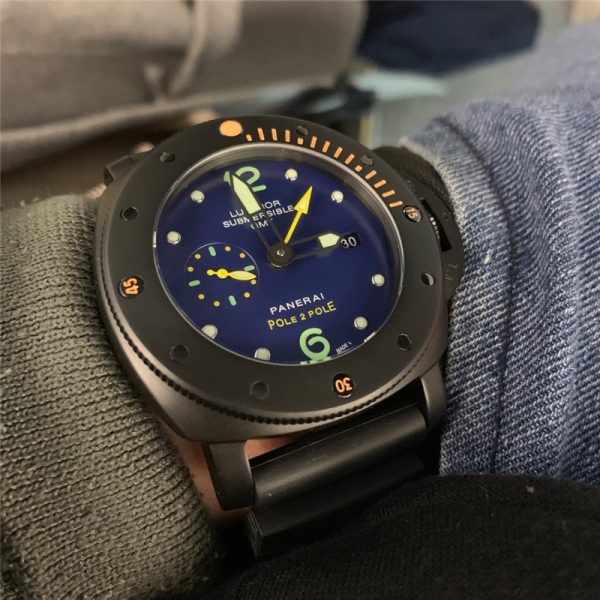 Panerai Luminor Submersible GMT Pole 2 Pole/Automatically Movement/ Amazing Panerai luxury watch for men’s -Replica watches - Image 3