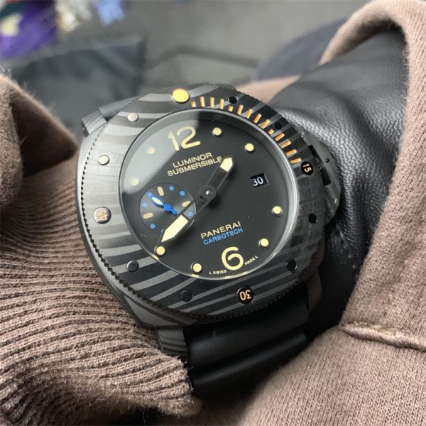 Panerai Luminor Submersible Carbotech/Automatically Movement/ Amazing Panerai luxury watch for men’s -Replica watches - Image 3