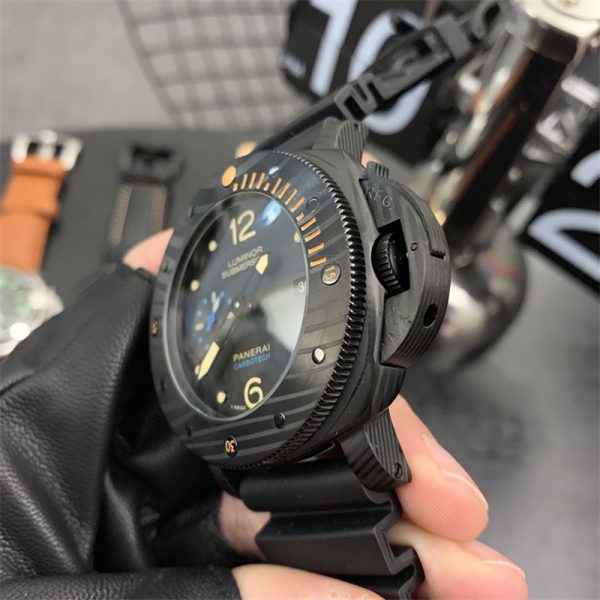 Panerai Luminor Submersible Carbotech/Automatically Movement/ Amazing Panerai luxury watch for men’s -Replica watches - Image 4