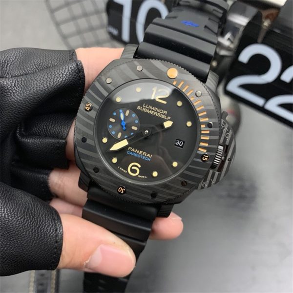 Panerai Luminor Submersible Carbotech/Automatically Movement/ Amazing Panerai luxury watch for men’s -Replica watches - Image 6