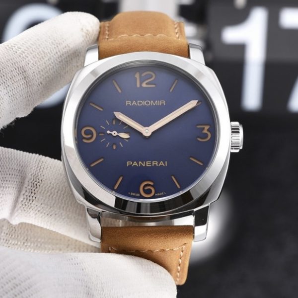 Panerai Radiomir blue dial / Automatic Movement/ Amazing Panerai luxury watch for men’s -Replica watches