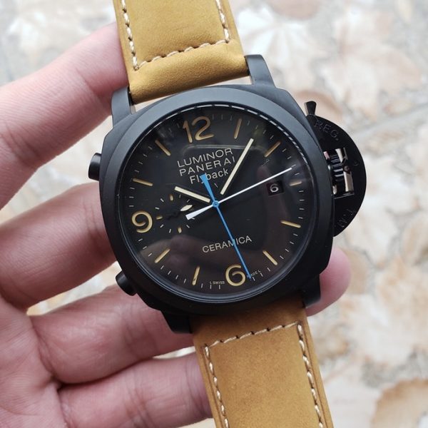 Panerai Luminor Flyback Ceramica/ Automatic Movement/ Amazing Panerai luxury watch for men’s -Replica watches