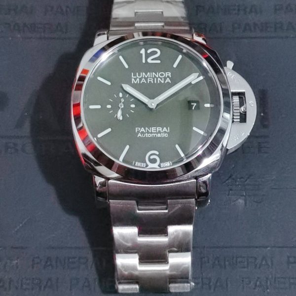 Automatic Panerai Watch Green dial/ Luminor Marina Panerai/ Luxury Panerai for men -Replica watches