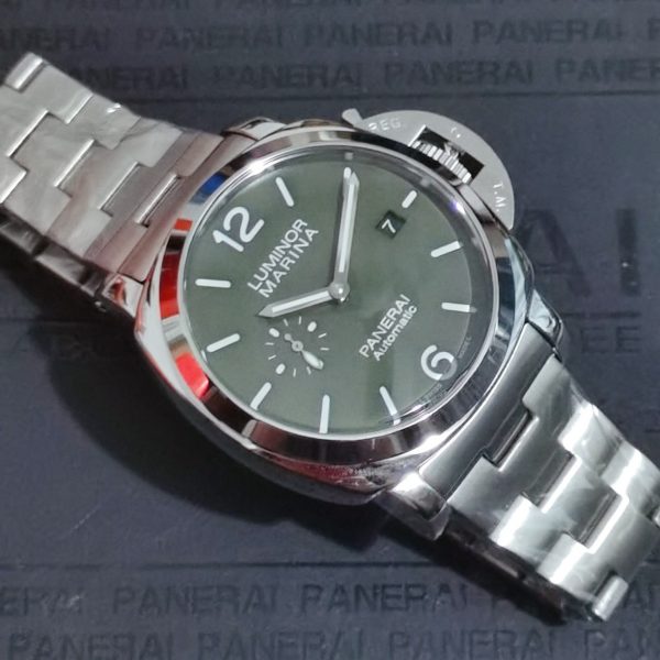 Automatic Panerai Watch Green dial/ Luminor Marina Panerai/ Luxury Panerai for men -Replica watches - Image 3