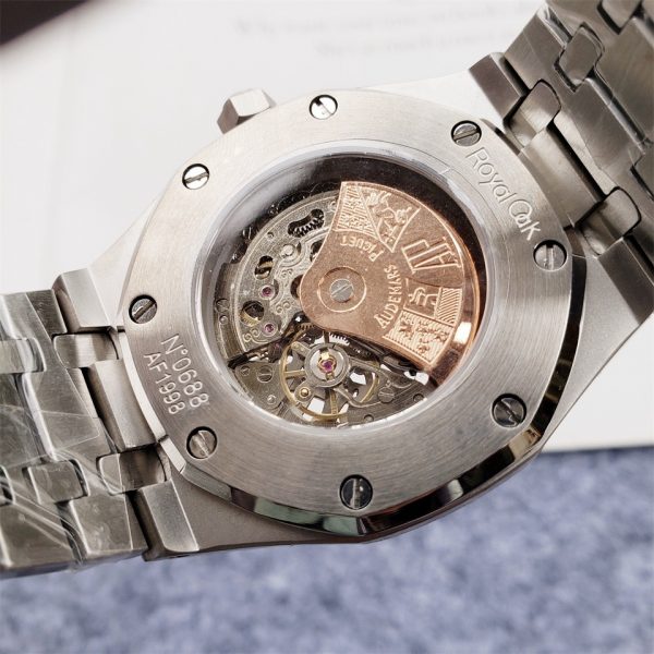 AP Audemars Piguet Silver Stainless Steel/ AP Automatic Movement- 42mm -Replica watches - Image 3