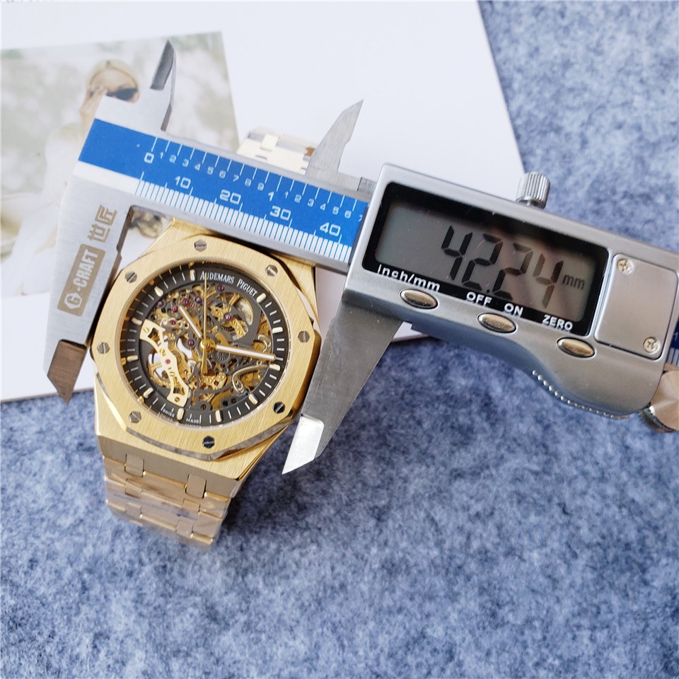 AP Audemars Piguet Gold Stainless Steel/ AP Automatic movements- 42mm -Replica watches