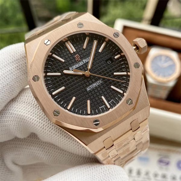 AP Audemars Piguet Rose Gold Stainless Steel/ AP Automatic movements- 42mm -Replica watches