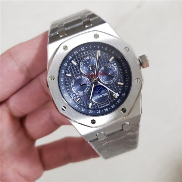 AP Audemars Piguet Silver Stainless Steel/ AP Automatic movements- 42mm