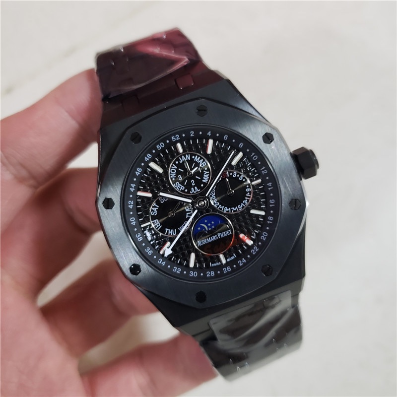 Audemars Piguet Black Stainless Steel/ Automatic movements- 42mm -Replica watches