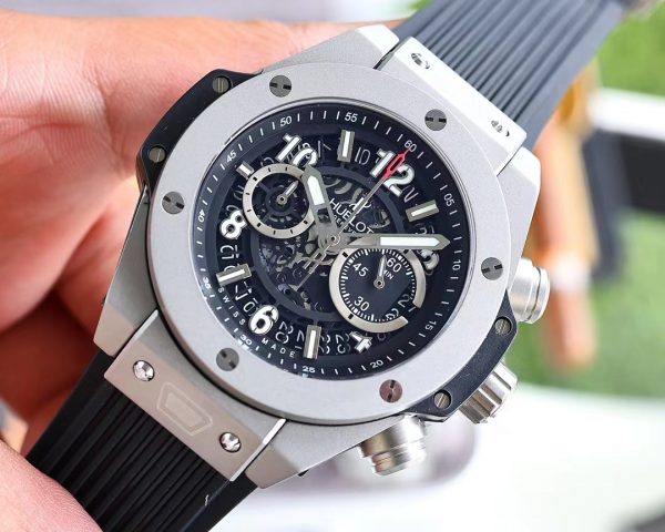 Hublot Big Bang King Black Rubber Strap Chronograph-Replica watches