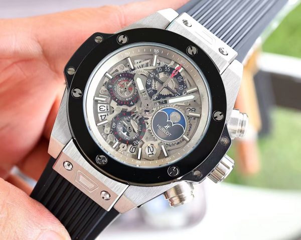 Hublot Big Bang King Black Rubber Strap Chronograph -Replica watches - Image 2