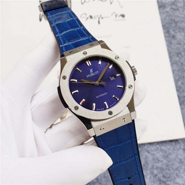 Hublot Big Bang Blue Leather Strap Automatic movement - 42mm -Replica watches - Image 3