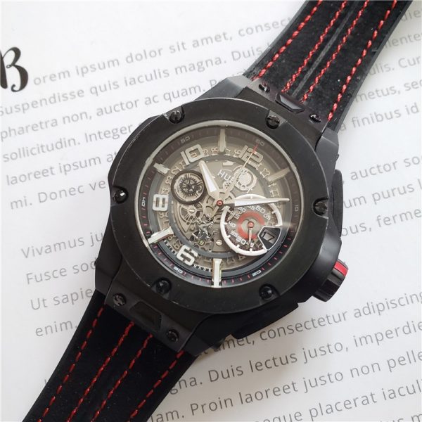 Hublot Big Bang Leather Strap Chronograph -Replica watches - Image 2