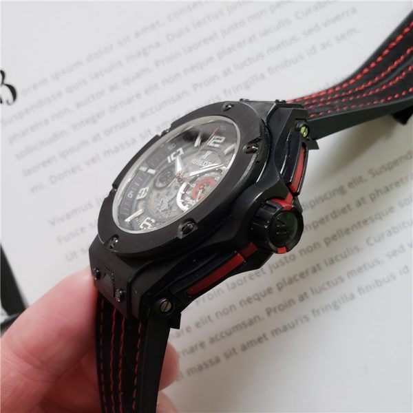 Hublot Big Bang Leather Strap Chronograph -Replica watches - Image 6