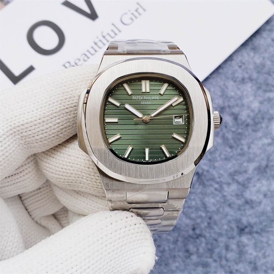 Patek Philippe Green dial Automatic Movement -Replica watches