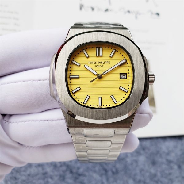 Patek Philippe Yellow dial Automatic Movement -Replica watches